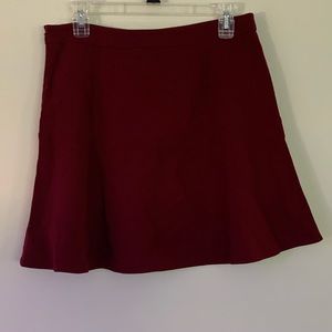 Maroon Skirt